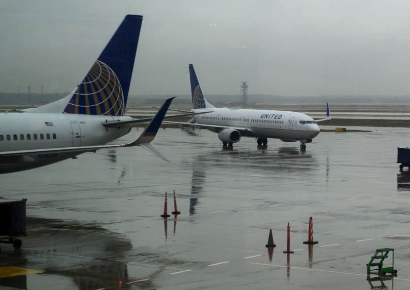 A rainy day at The Houston Airport